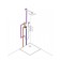The shower system TIMO Tetra-Thermo SX-0179/00sm, built into the thermostat, chrome