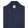 Essential bathrobe, multilayer muslin, size l, dark blue color