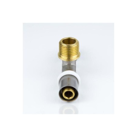 Aquasfera-Press tee 8012-04, 26 mm x 1/2 "x 26 mm, external thread, brass-2