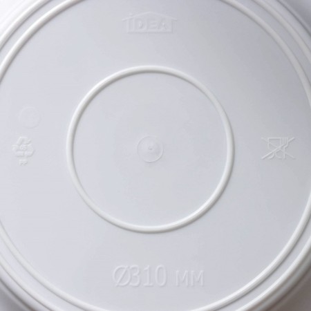Pot for flowers with a prize pallet, 4.7 l, white color-3