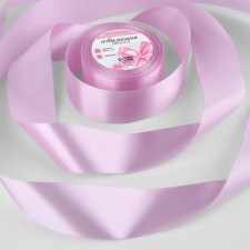 Satin tape, 50 mm × 23 ± 1 m, warm lavender color No. 141