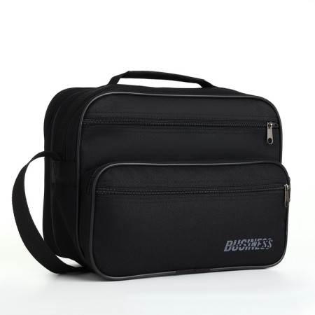 Male bag, luris, black color-1