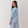 Children's Minaku T -shirt: Exclusive Print, Blue color, height 134 cm