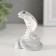 Souvenir Ceramics "Gray Cobra" with gold set of 8 pcs 4.5x4.4x6.6 cm