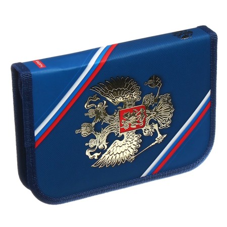 Penal 1 section 130 x 190 mm, Hatber "I love Russia", laminated cardboard, blue (volumetric 3D risun) NPN_4403-2