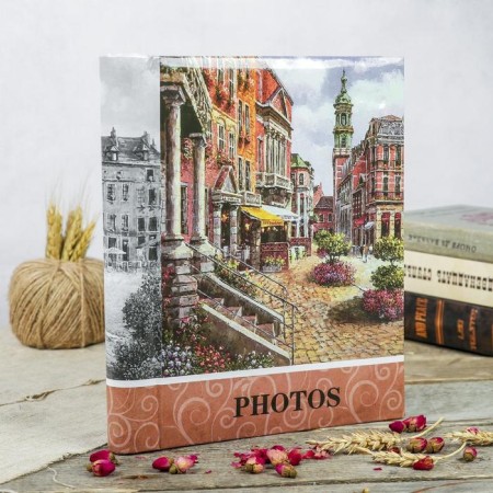 Photo album magnetic 30 sheets "Old City" 23x28cm mix