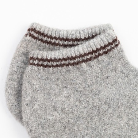 Women's socks from Mongolian wool, gray color, size 25 (37-39)-2