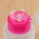 Pump bottle, 200 ml, pink/transparent color