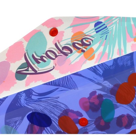 A4 button, 160 μm, Erichkrause "Tropical", translucent, mix, mix-3