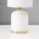 Rionfo table lamp E14 40W white 13x13x26 cm