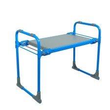 Bench-shift garden nika, folding, 56x30x42.5 cm, blue, load up to 100 kg