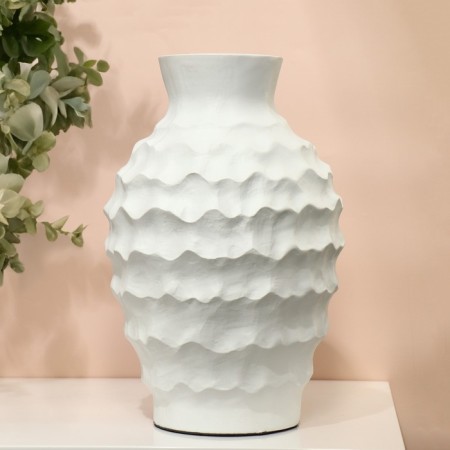 Vase for flowers "Octavia" Polystone, 23 x 23 x 36 cm-1