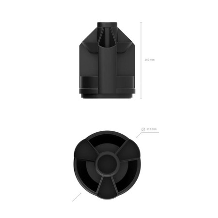 Set of desktop Erichkrause Mini Desk, 12 items, rotating, black-3