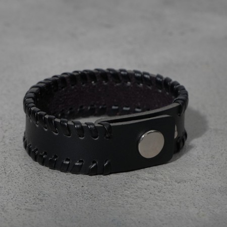 Bracelet Skin "minimal" contour, color black, 23 cm-3