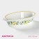 Form for baking of heat -resistant ceramics oval shade "lemon", 30.5 × 18 cm, white color