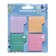 Bookmarks with adhesive edge paper 45x45 mm, Erichkrause "Pastel Bloom", 80 sheets, 4 colors