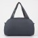 Sportivnaya bag with lightning with lining, external pocket, gray color