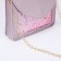 Bag on a strap with a chain, 19x5x15cm, lilac color