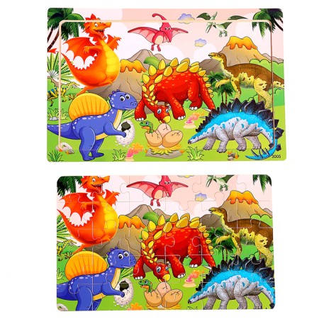 Puzzle "Dinosaurs", 30 details-2