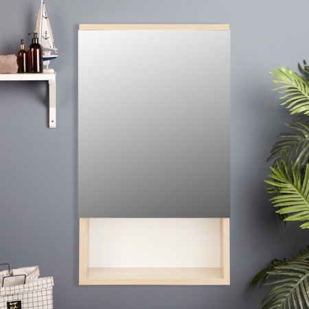 Bathroom mirror "Vienna 45" White/Sonoma, 45 x 70 x 13.6 cm-2