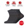 Set of male socks, size size 25, 6 pairs, dark gray color