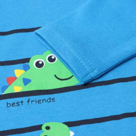 Longslit for a boy, dark-turquoise color, height 98 cm-2