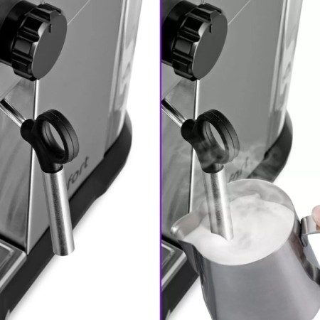 Coffee machine KitFort KT-7194, Drop, 1450 W, 1 L, Black Sherbrower-3