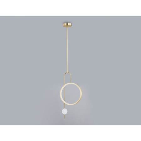 LED LED SCREED OF AMBRELLA LIGHT, LINETECH, FL66437, LED, 13 W, 975LUM, 4200K, Brass color-1