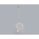 LED LED SCREED OF AMBRELLA LIGHT, LINETECH, FL66437, LED, 13 W, 975LUM, 4200K, Brass color