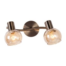 Wall lamp 2x60W E14, size 39x10x18.5 cm