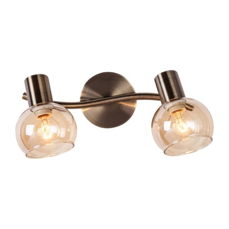 Wall lamp 2x60W E14, size 39x10x18.5 cm