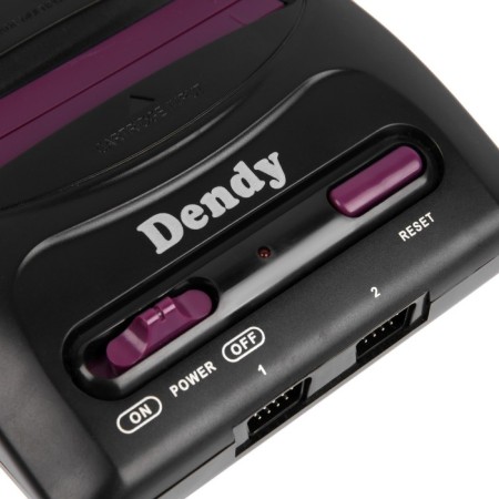 Dendy game console, 8-bit, 260 games, 2 gamepads, light gun-2