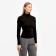 Turtleneck female, black color, size 42-44 (s)