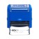 The stamp is automatic, with jokes, 14 x 38 mm, "All hu ** I! Remade!"