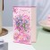 Postcard "On Birthday!" Congrev, embossing, bouquet, 12.5 x 19.4 cm
