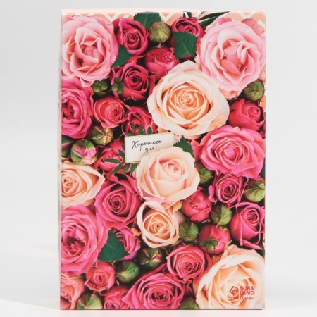 Confectionery packaging, Makarun with PVC lid, "Flowers", 17 x 12 x 3 cm-7