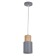Lamp Bayerlux 1665/1gy E27 40W gray 10x10x19.8 cm