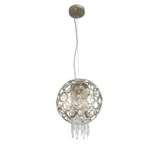 Люстра подвесная St Luce. SL1101.203.02. Dolcima. 2х40 Вт, E14, 30х30х30 см, цвет шампань