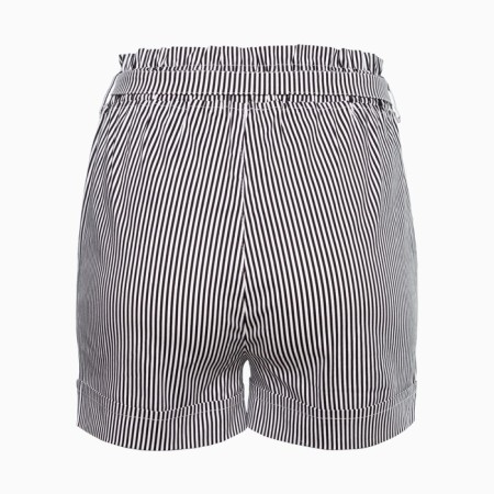 Women's casual shorts, black and white color, size 48-7