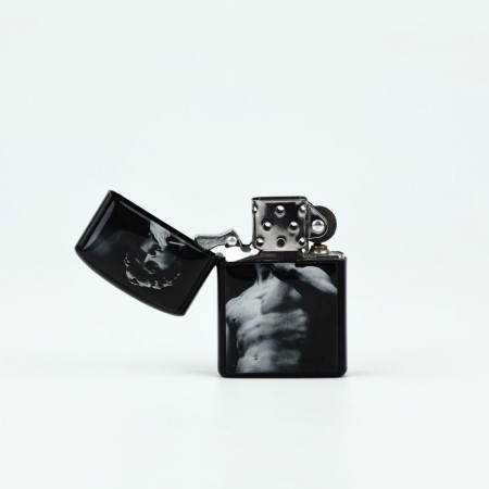 Gift set "hot", stones 6 pcs, lighter, tongs-4