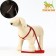 The reflective “bones” set, a collar of 120 x 1 cm, Osh 26-42 cm, fire 26-42 cm, red