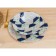 Plate Glass Dunch Dailers "Pink Marble", D = 23 cm