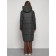Coat insulated winter female, size 44, dark gray color