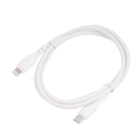 CARMEGA CAR-C-CL1M-WH, Lightning-Type-C, 3 A, 30 W, 1 m, white cable-2