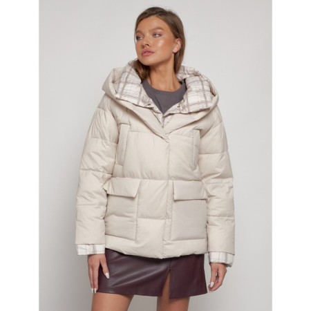 Winter jacket, size 52, beige color-4