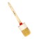 Round MTX brush, No. 18, natural bristles, wooden handle