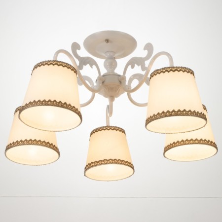 Chandelier 2144/5 E14 40W white 57x57x36 cm Bayerlux-1