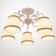 Chandelier 2144/5 E14 40W white 57x57x36 cm Bayerlux