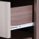 Bedside table TP-1 400x380x560 ash shimo bright/dark