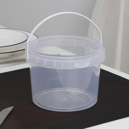 Disposable bank, 800 ml, d = 12.7 cm, the color is transparent-1